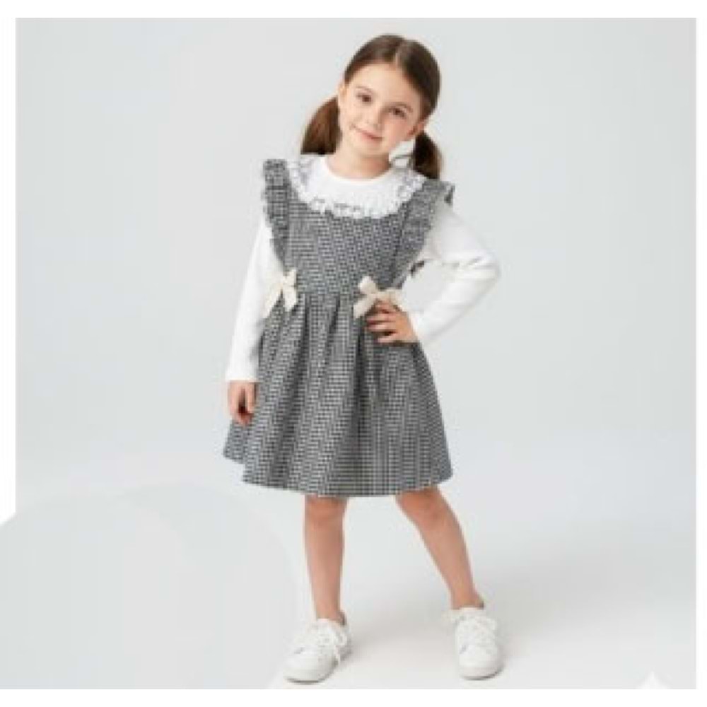 JİLE 3-4-5-6 YAŞ 5718 KIZ FİSTO YAKALI JİLE TK