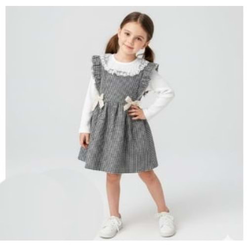 JİLE 3-4-5-6 YAŞ 5718 KIZ FİSTO YAKALI JİLE TK